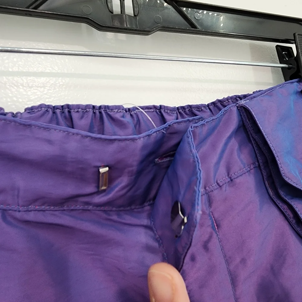 Nao Serati x Reebok Women's Woven Shorts Grape Punch Sz M
